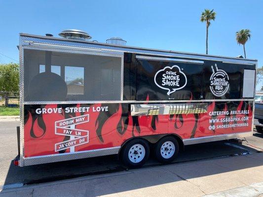 Smoke Somethin' BBQ mobile food trailer