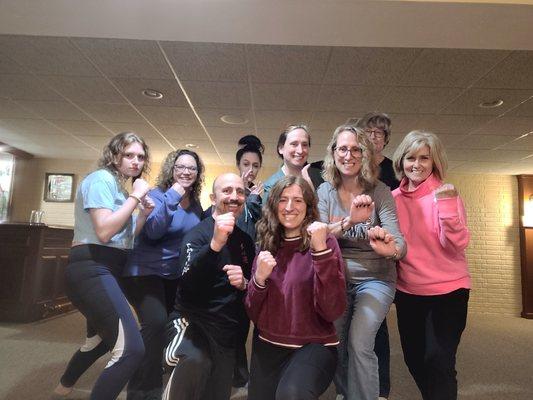 Private Women's Self-Defense group lessons available