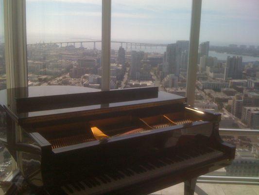 Room with a view--this SD highrise client has quite the inspirational practice place!