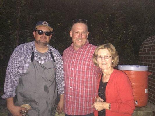 Mom, the chef and Richard, the owner