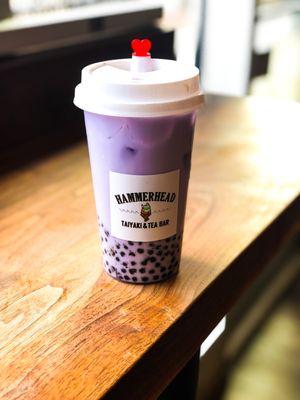 Taro Milk Tea with Baby Boba