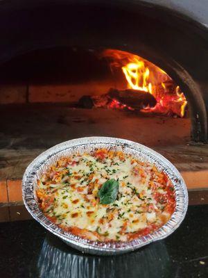 Wood-fired penne with cheese