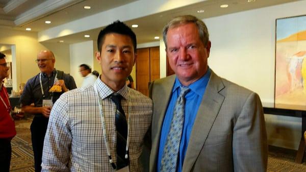 Dr Michael Dong with Dr Frank Spear at Spear Education in Scottsdale Arizona