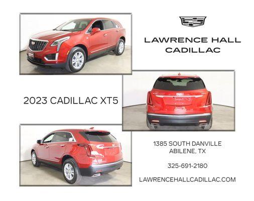 2023 Cadillac XT5 at Lawrence Hall Cadillac.