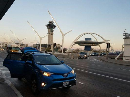 Beautiful view of LAX AIRPORT!