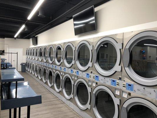 TVs galore! HUGE, HOT dryers