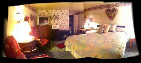 Panorama of our room