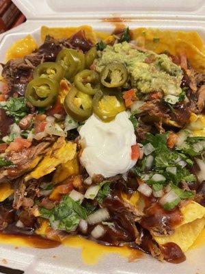 BBQ nachos