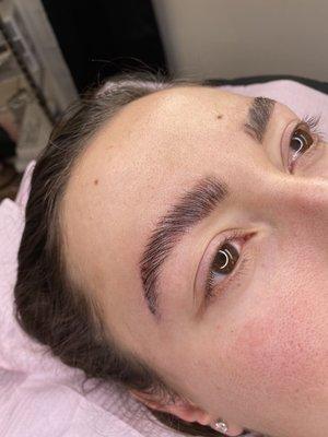 Brow lamination