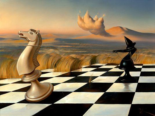 Taming of the Shrew by Vladimir Kush - Kush Fine Art