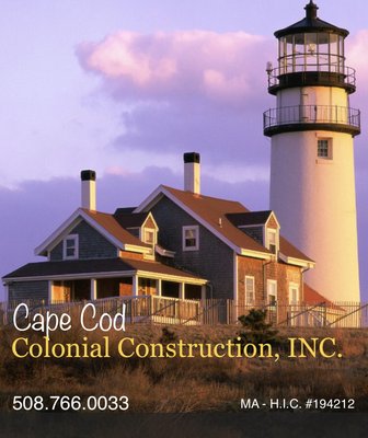 Cape Cod Colonial Construction, MA