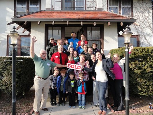 Happy clients!! Helped Hartford Historical Society purchase a Historic home in Hartford.