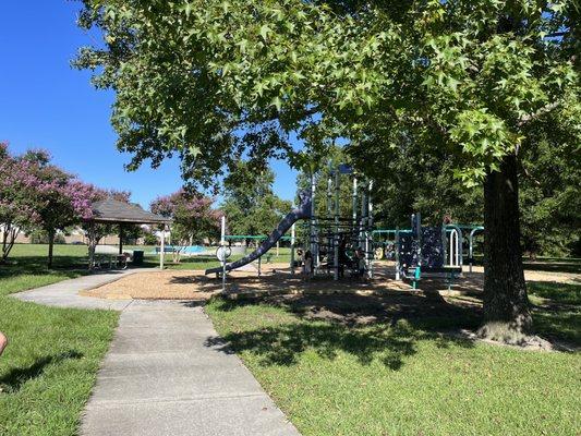 Shelter near playground