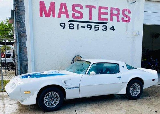 1979 Pontiac Trans Am 2 door brought her back to life with new paint, replacing the trim rails and detailing the car to its Prestige.