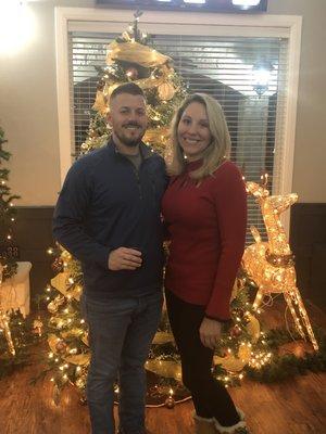 Tim & Amy McCoy at Bluebonnet Christmas Party