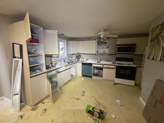 Have a nasty tenant move out? We can rip out the kitchen and install new!