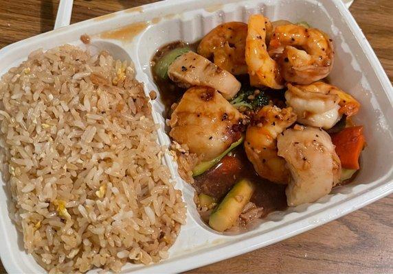 Hibachi Shrimp & Scallop 5/5