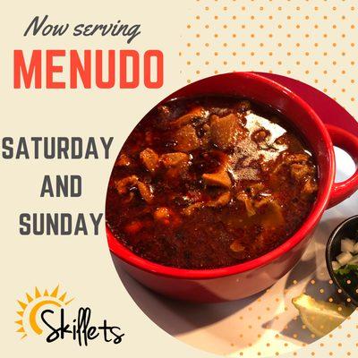 Menudo on the weekends