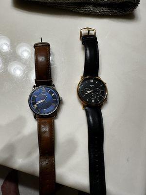 Two watches with batteries replaced