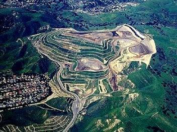 Calabasas Landfill (aerial view)