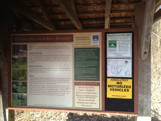 Trailhead kiosk