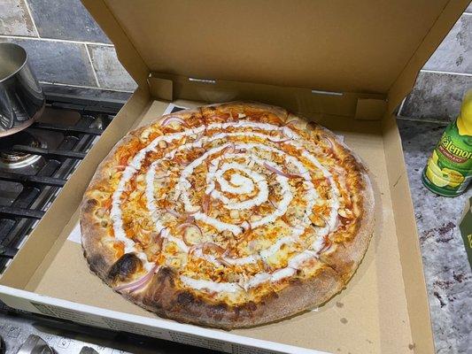 New Buffalo Chicken Ranch Pizza