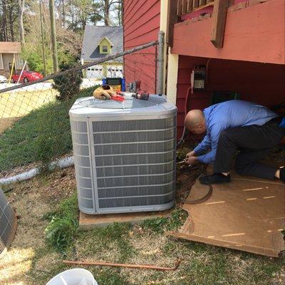 New hvac install