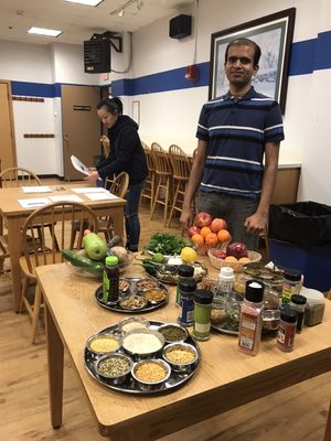 Ayurvedic cooking workshop at MIT