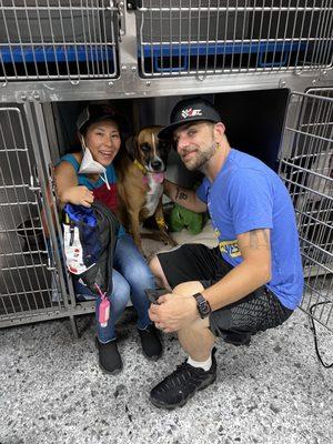 Our kennel area visit. So clean and fresh smelling.