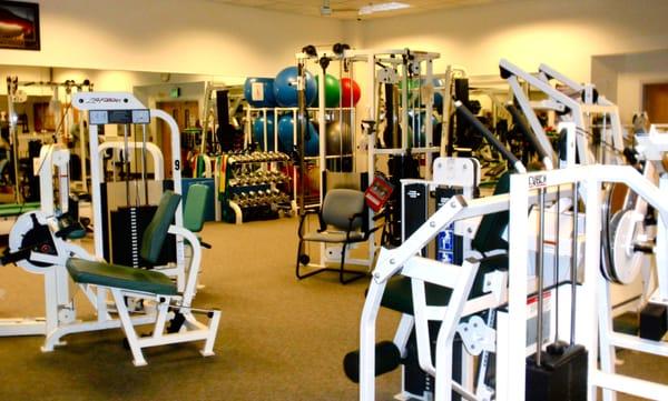 Individualized and one-on-one therapy treatments are enhanced with a fully equipped gym located within the Becoming Center.