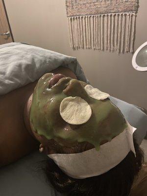 Seasonal CBD facial and body treatment