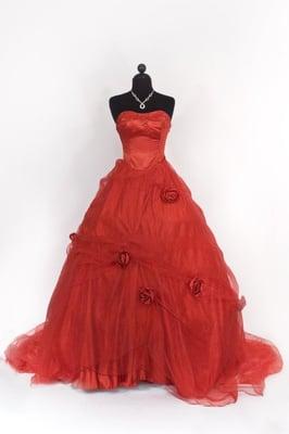 Red as Rose Gown