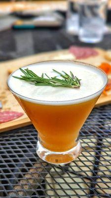 Rosemary Nectarine Martini