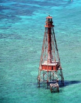 Sombrero Reef and Lighthouse are just breathtaking from above!