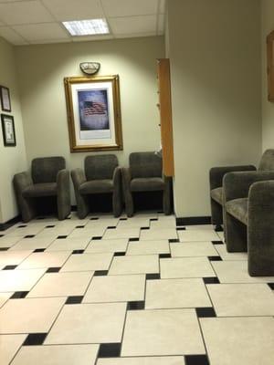 Their nice waiting room:)