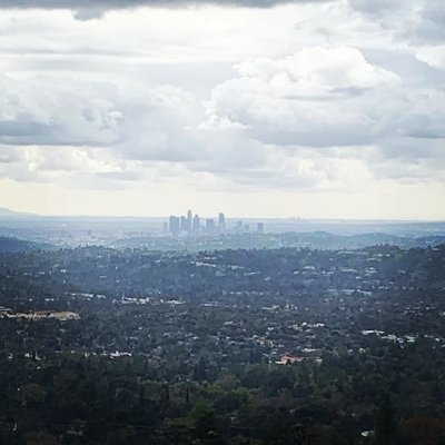 Skyline from above and beyond Los Angeles