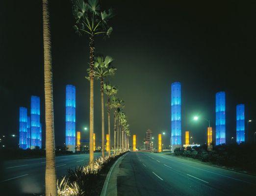 Pylons at LAX. Photo property of SPD.