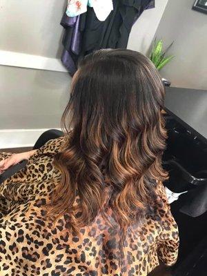 Highlights with Curls by Kristy