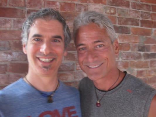 Joel Benjamin and Greg Louganis at the Smith.