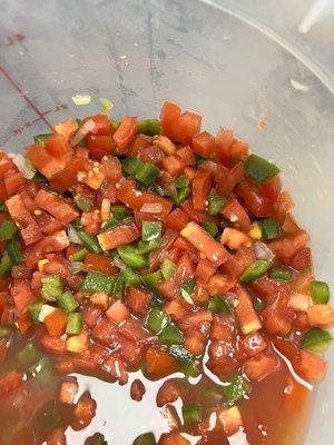 Fresh made Pico de Gallo