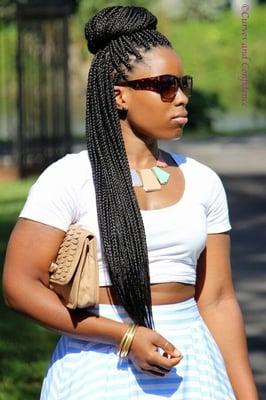 Long box braids