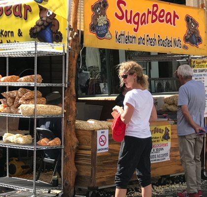 SugarBear at Park Silly Sunday Market on August 20.