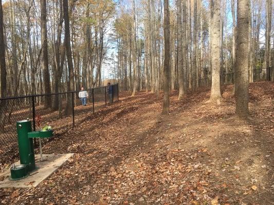 Dog park at Oak Ridge park