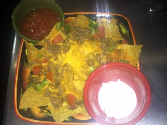 Pork nachos