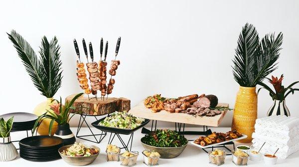 Our Brazillian Churrascaria Dinner Station