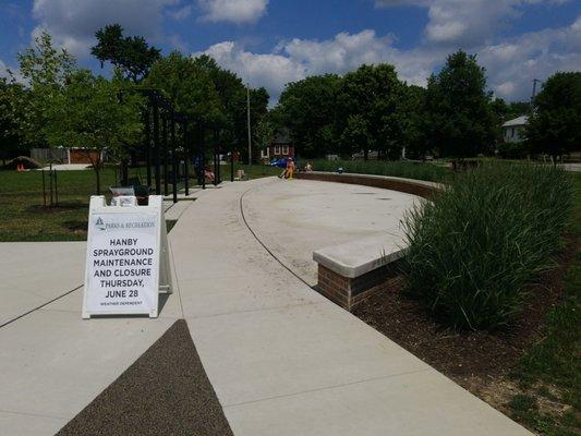 Hanby park and splash pad