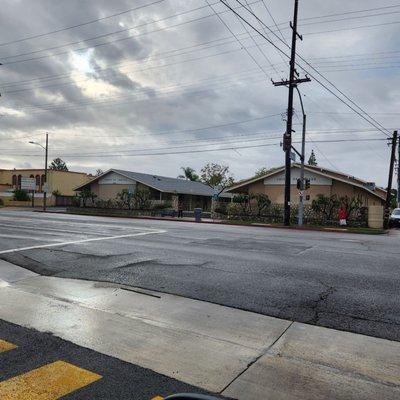 View from intersection of S Loara St and W Ball Rd