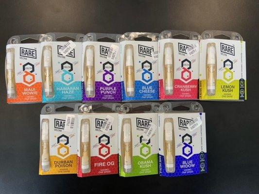 RARE Delta 8 cartridges all flavors available. Try your flavor of the day. Visit the store for more excited products.