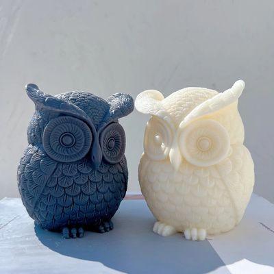 Cute Little Owl Candle Molds