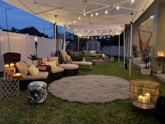 Backyard event